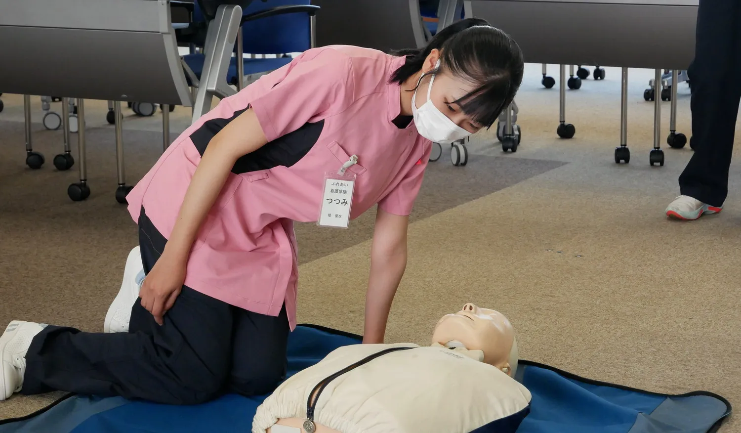 ふれあい看護体験の様子