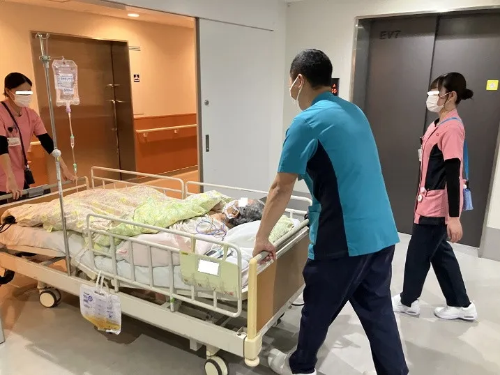 新人ローテーション病棟研修の様子