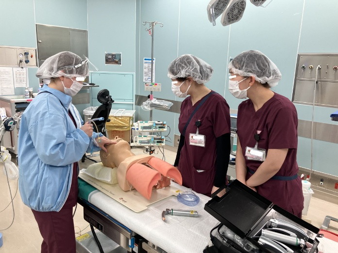 新人ローテーション病棟研修の様子