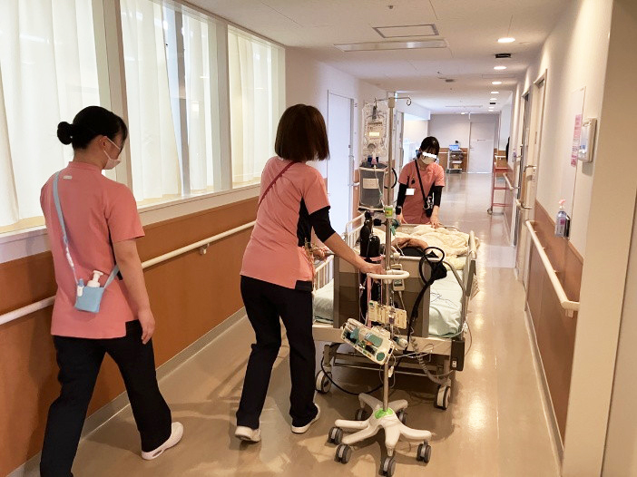 新人ローテーション病棟研修の様子