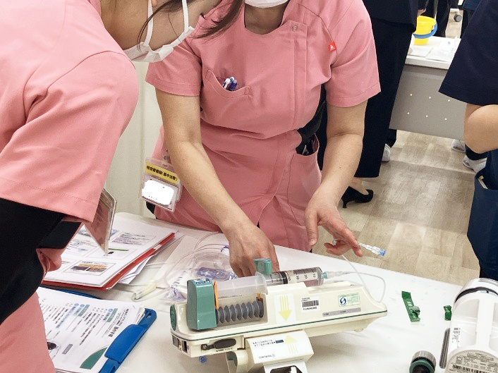 新人ローテーション病棟研修の様子