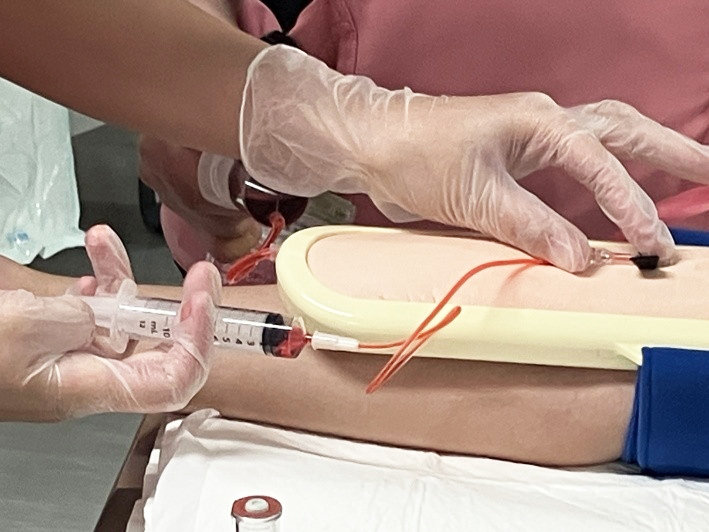 新人ローテーション病棟研修の様子