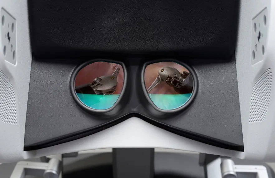 ダ・ヴィンチの内視鏡3Dカメラの画像