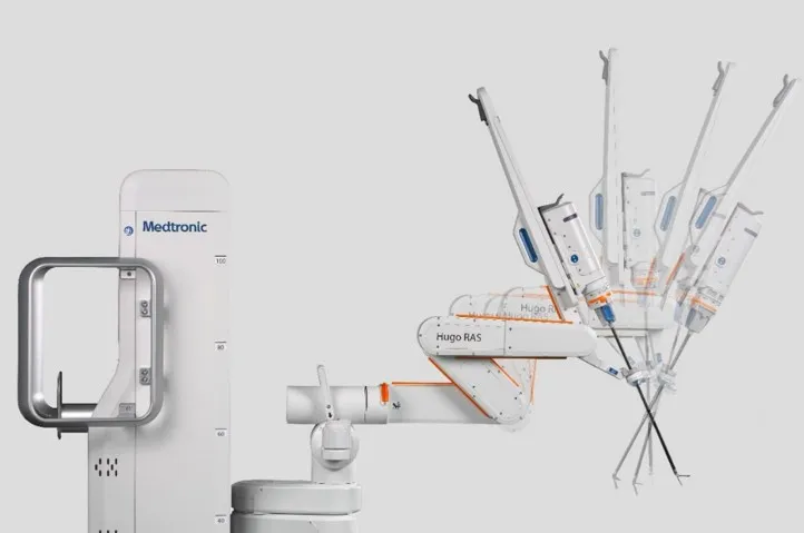 Hugoのロボットアームの拡大画像