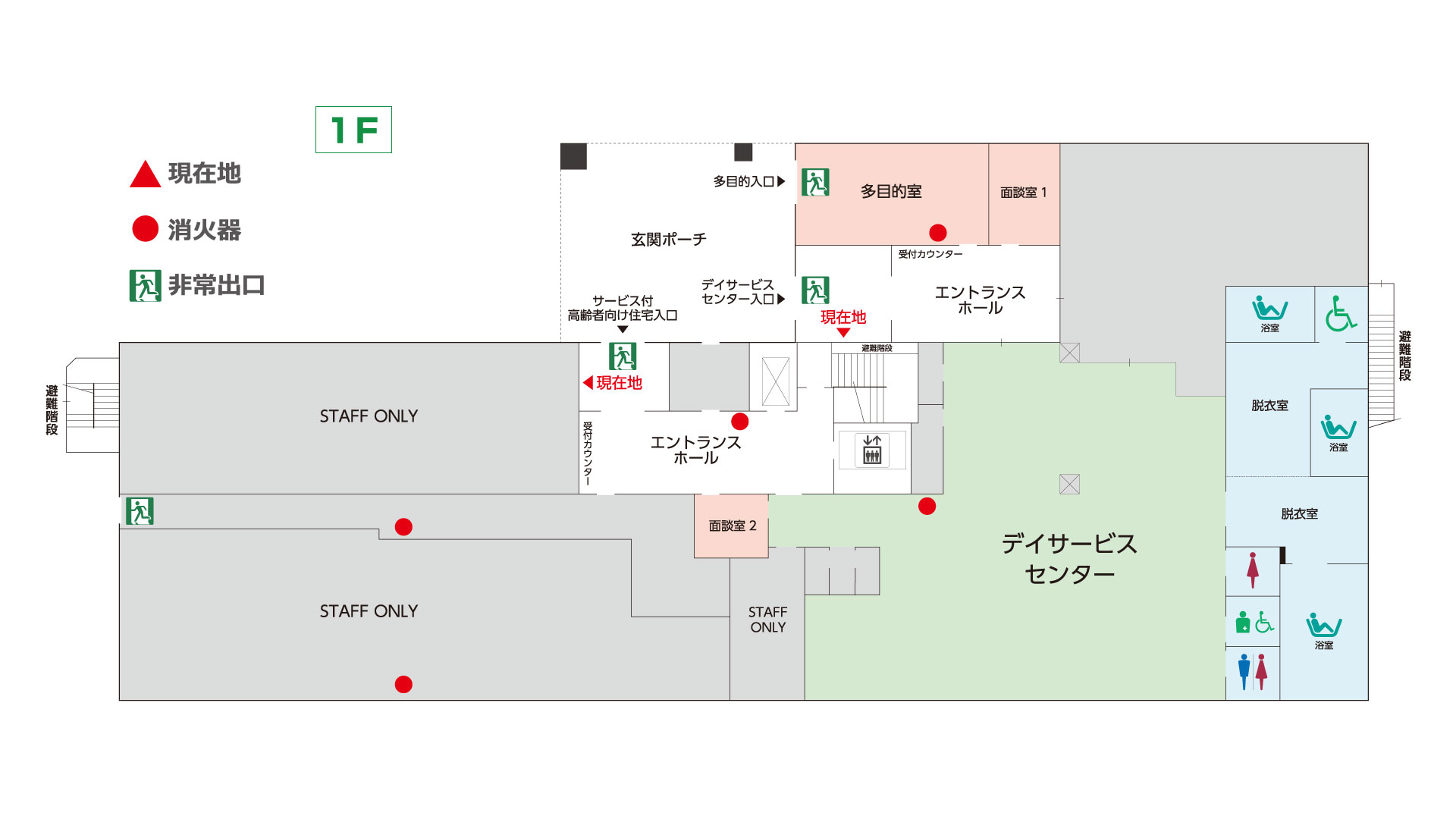 1階フロアマップ画像