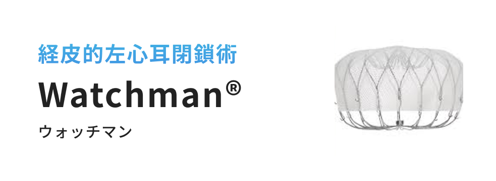経皮的左心耳閉鎖術 Watchman